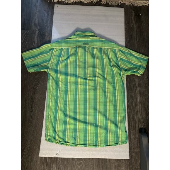 U.S. Polo ASSN Green Plaid Short Sleeve Shirt L Classic Preppy Grandpa Prints - Picture 5 of 9